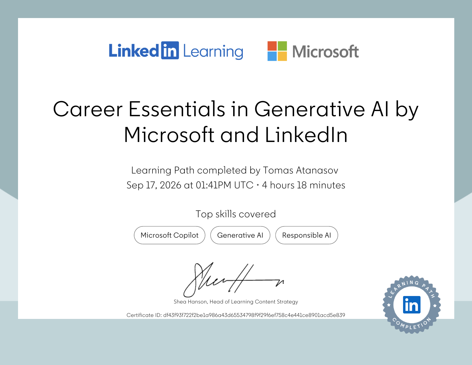 Career Essentials in Generative AI
